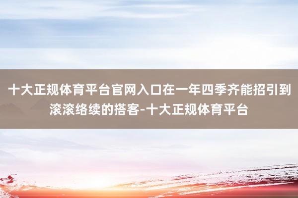 十大正规体育平台官网入口在一年四季齐能招引到滚滚络续的搭客-十大正规体育平台
